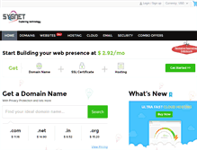 Tablet Screenshot of hosting.sygnetinfosol.com